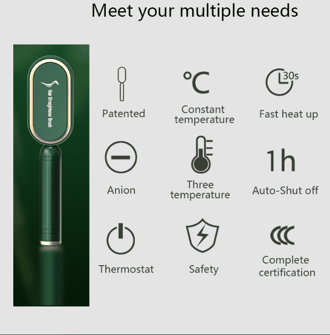 Hair Straightener Brush