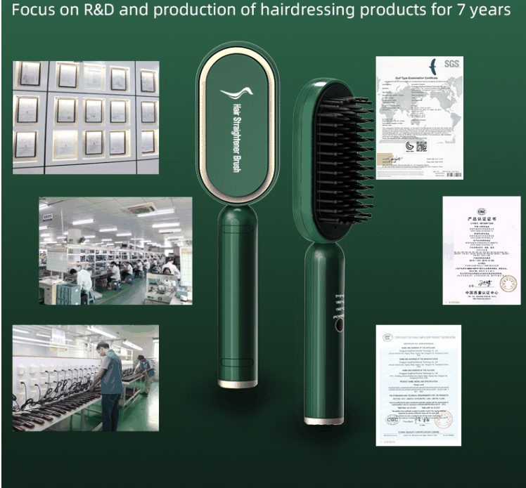 Hair Straightener Brush
